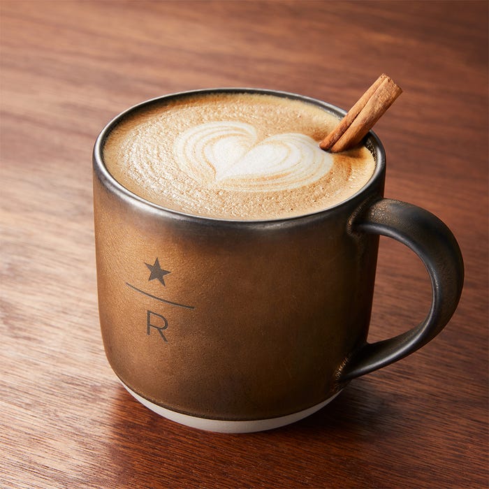 ウィンター シナモン ラテ¥850/画像提供:スターバックス コーヒー ジャパン