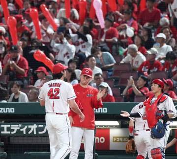 広島・赤木 “ブルペンデー”で勝利の流れ3回0封 新井監督「数少ない得点をよく投手がつないでくれた」