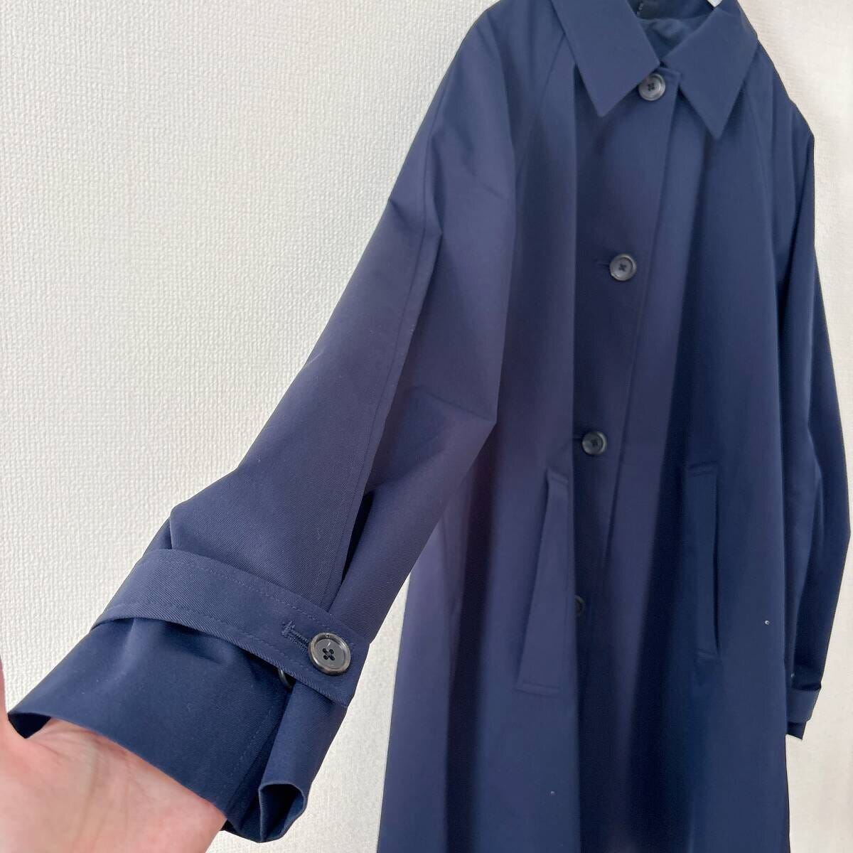 GUバルマカーンAラインハーフコート GUバルマカーンAラインハーフコート 袖部分