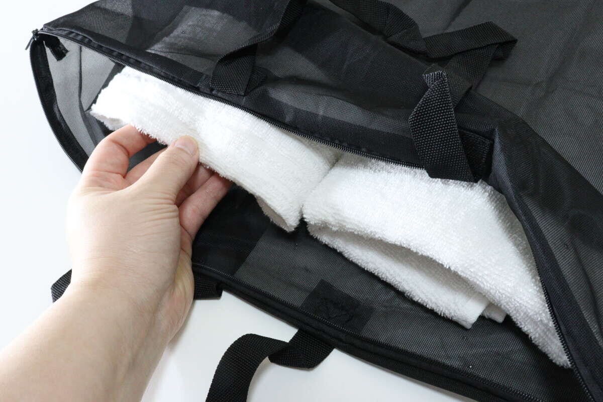 そのまま洗えるトラベルセミワイドバッグ 収納力 そのまま洗えるトラベルセミワイドバッグ 収納力