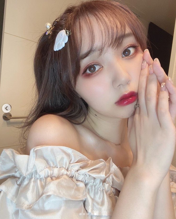 江野沢愛美“地雷メイク”に絶賛の声「可愛すぎない？」「天使」