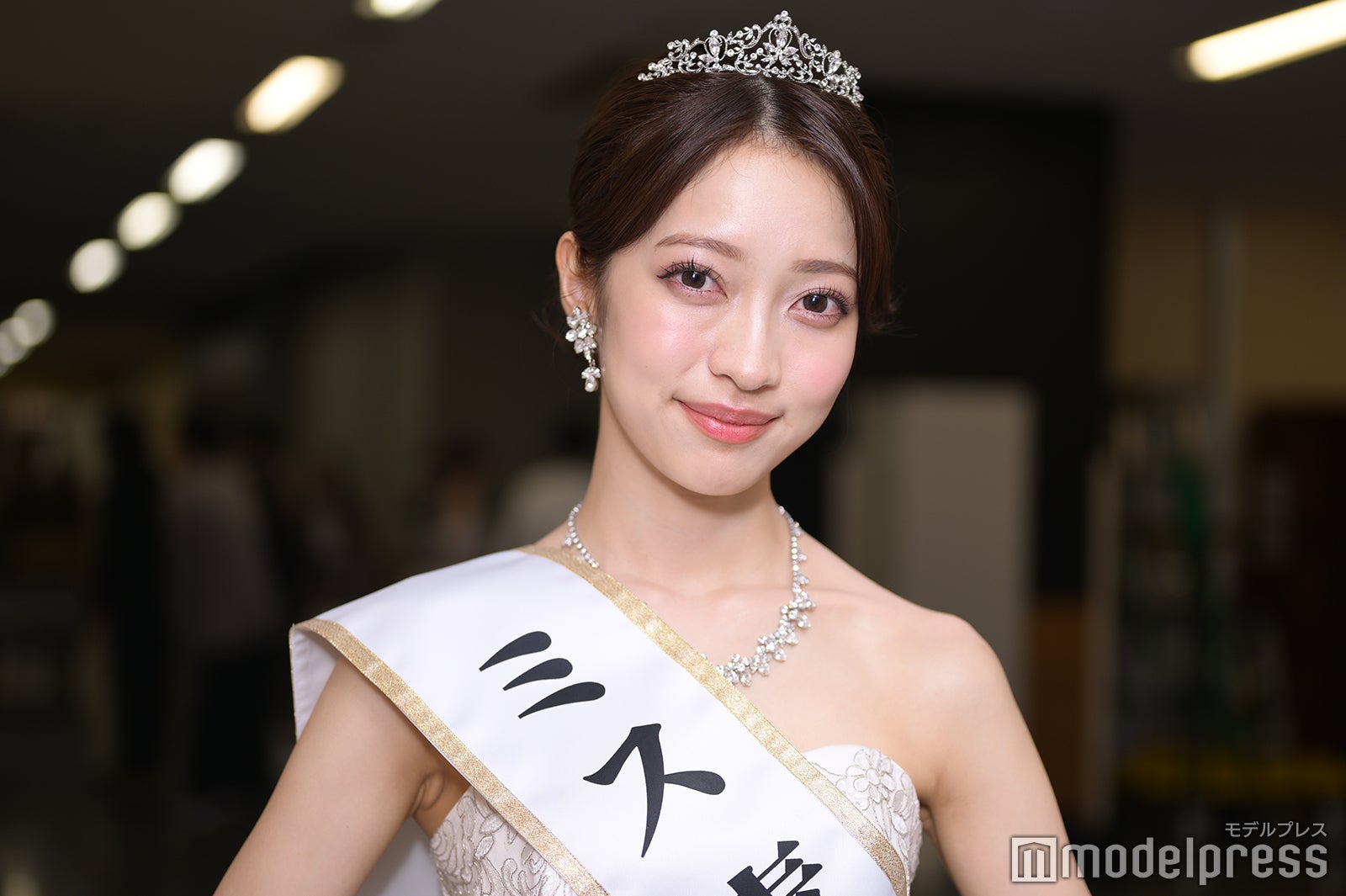 大平ひかるさん／写真は「ミス青山」グランプリ受賞時（C）モデルプレス