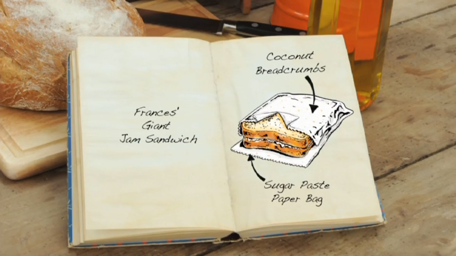 アイディア料理が満載（「ブリティッシュ ベイクオフ」1話目キャプションより）