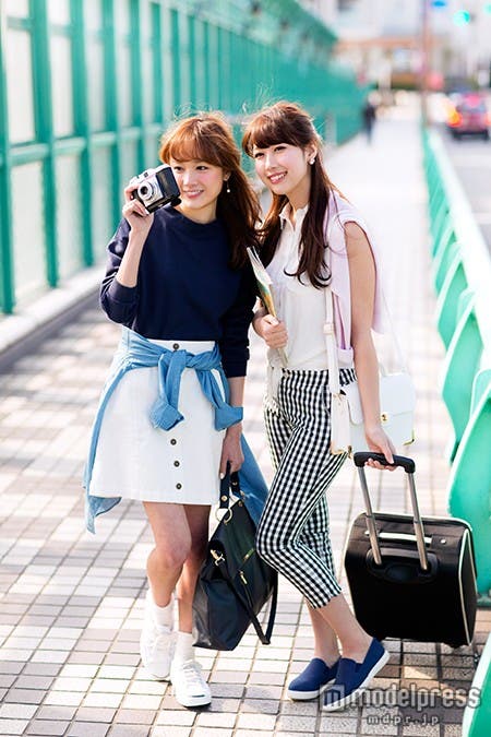 友達との旅行はいっぱい思い出を作りたい!/モデル:板橋美奈、太田南