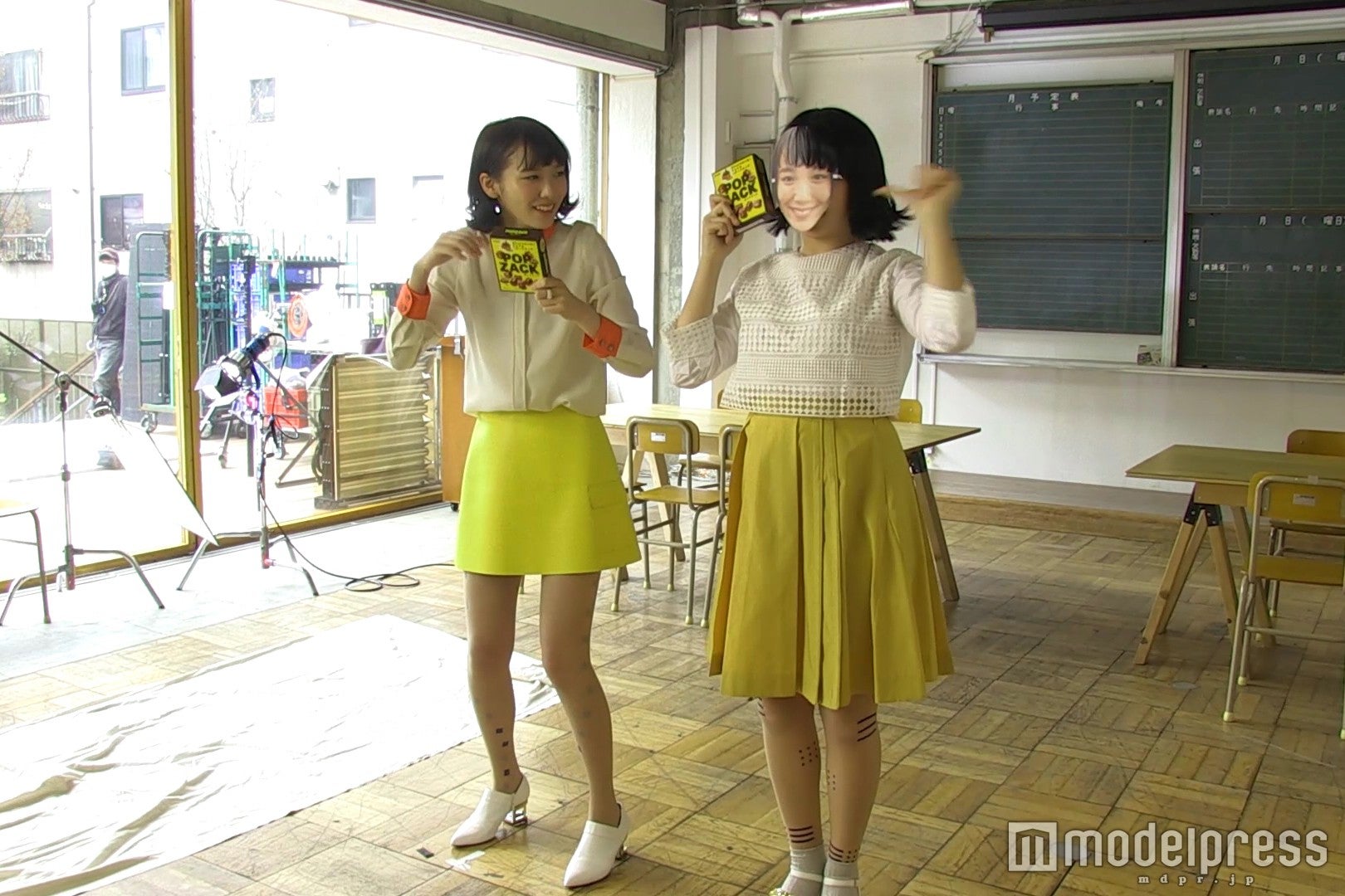 飯豊まりえ）／新CMメイキングより