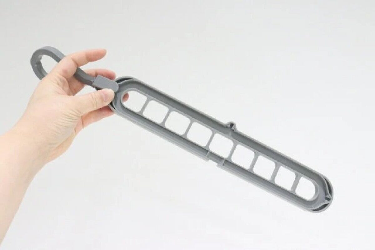 ダイソー 9ホールハンガー 使用例 縦 ダイソー 9ホールハンガー 使用例 縦