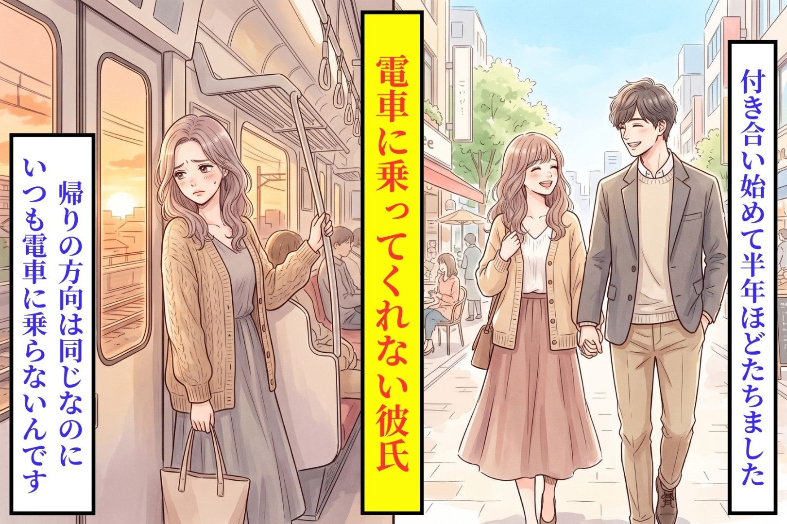 デートのたびに「先に乗って。俺は次ので帰るから」と言う彼。引き返したホームで見たもの