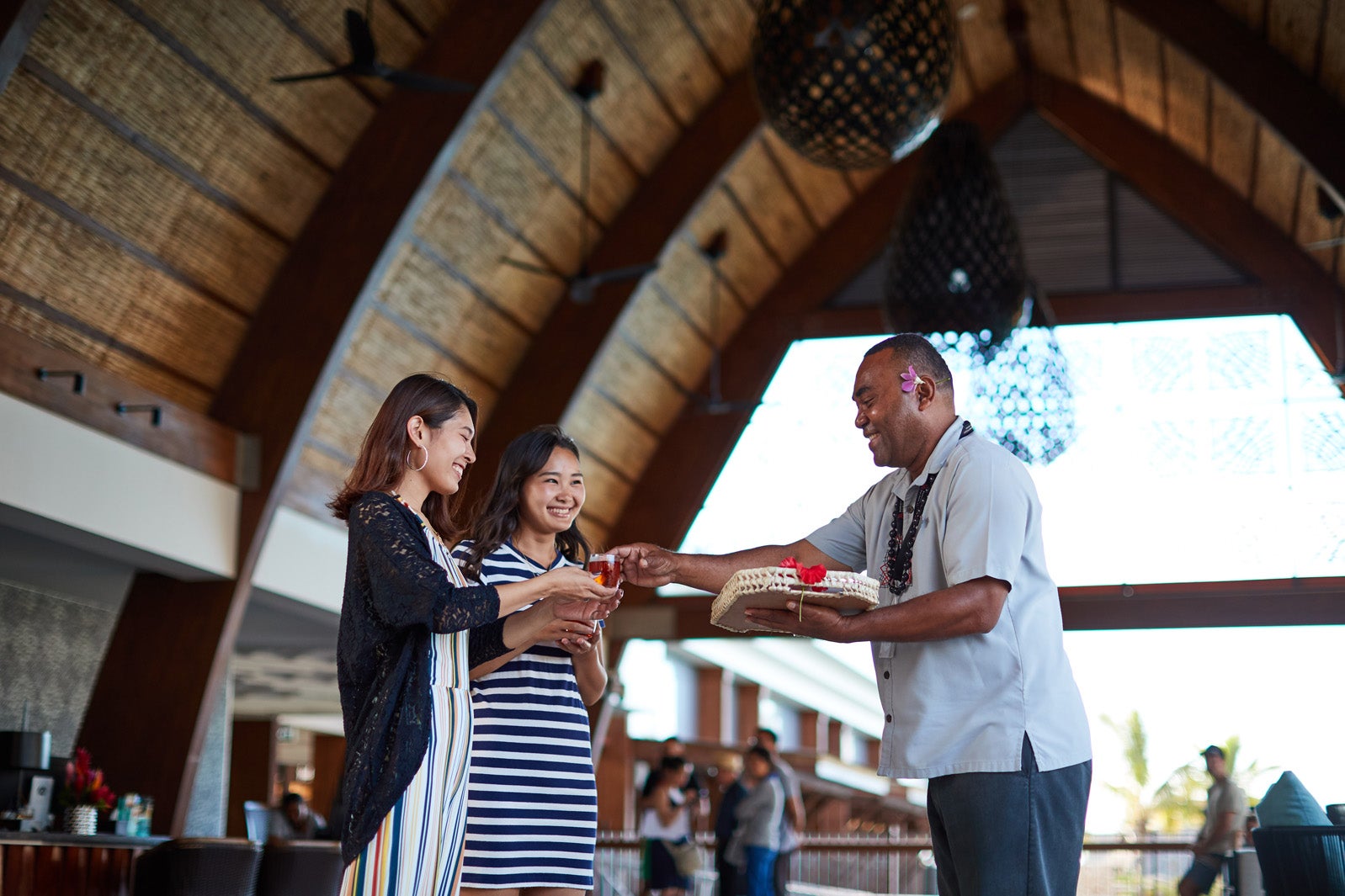 幸せを感じるフィジー／写真提供：フィジーエアウェイズ