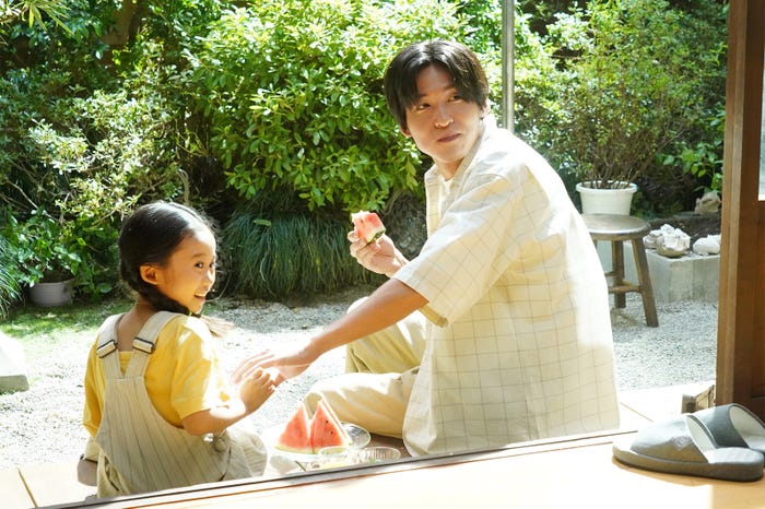 泉谷星奈、目黒蓮「海のはじまり」第8話より(C)フジテレビ