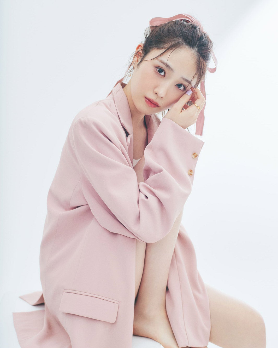 高橋ひかる／2021年5月号表紙の再現（提供写真）