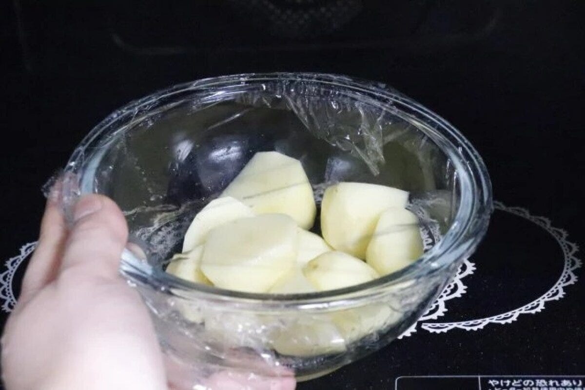 ダイソー　耐熱ガラスボウル（15cm、880ml）　使用例