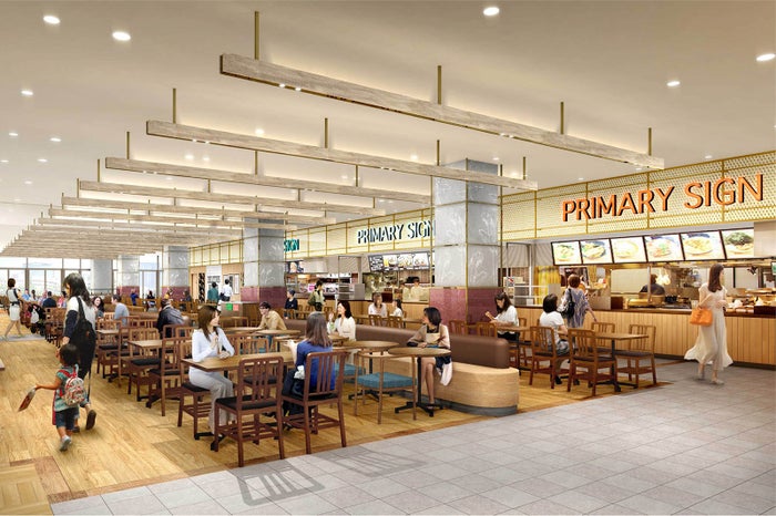 フードコート／画像提供：三井不動産