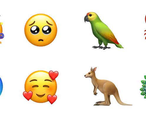 Apple、新しい絵文字を発表 カンガルーにオウム、マンゴーやカップケーキも