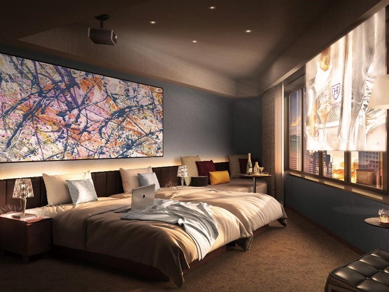 「ザ ロイヤルパーク キャンバス 銀座コリドー」DJライブを客室で体感＆“お酒”要素をデザインに採用