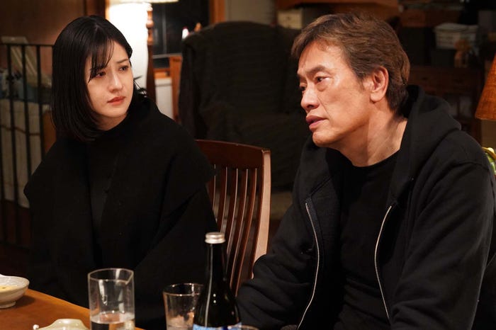 松本若菜、遠藤憲一「君が心をくれたから」第9話より(C)フジテレビ