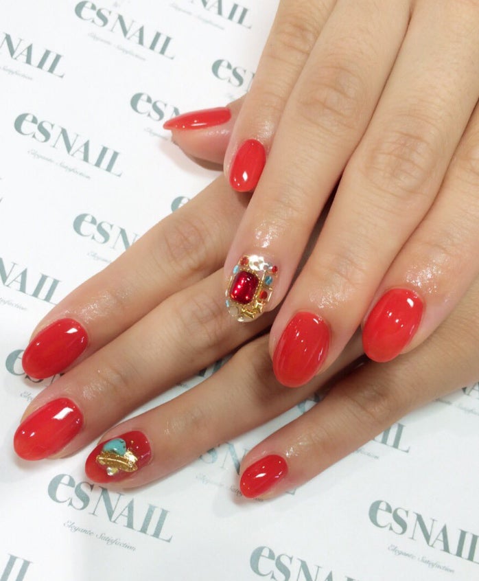 レッドオレンジはジューシーに（画像提供：esNAIL）