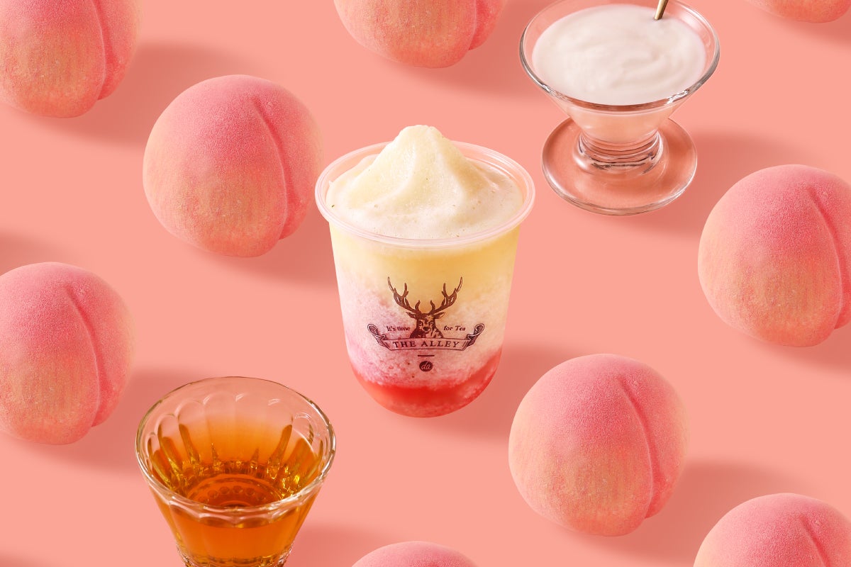 白桃ティーグルト　COLD Mサイズ￥691（税込）／画像提供：ポトマック