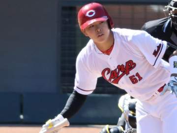 広島の今季初得点はドラ1・平川のバットから！ 五回無死三塁から二ゴロでプロ初打点マーク 1点差に迫る