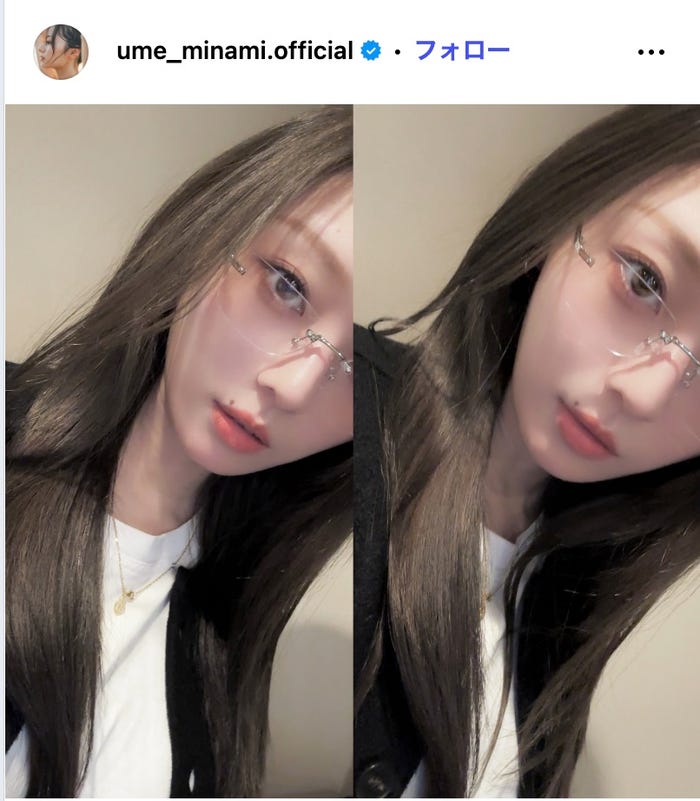 梅澤美波Instagramより