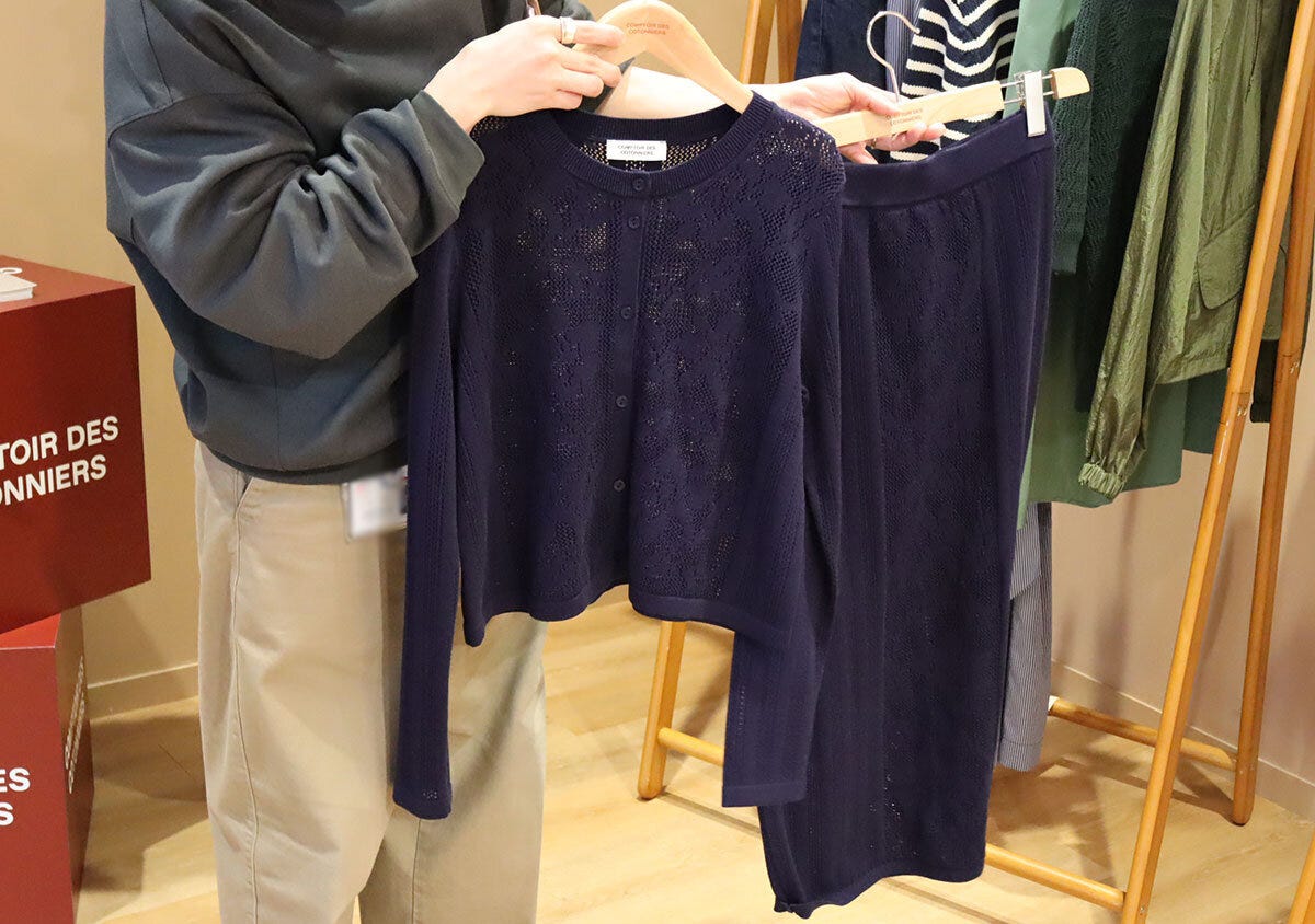 コントワー・デ・コトニエ　クロシェ　セットアップ