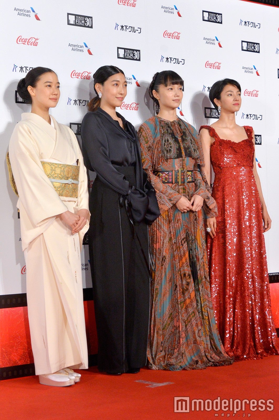 蒼井優、安藤サクラ、宮崎あおい、満島ひかり（C）モデルプレス
