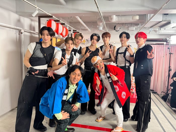 RIIZE、KEY(SHINee)、ナインティナイン(C)フジテレビ