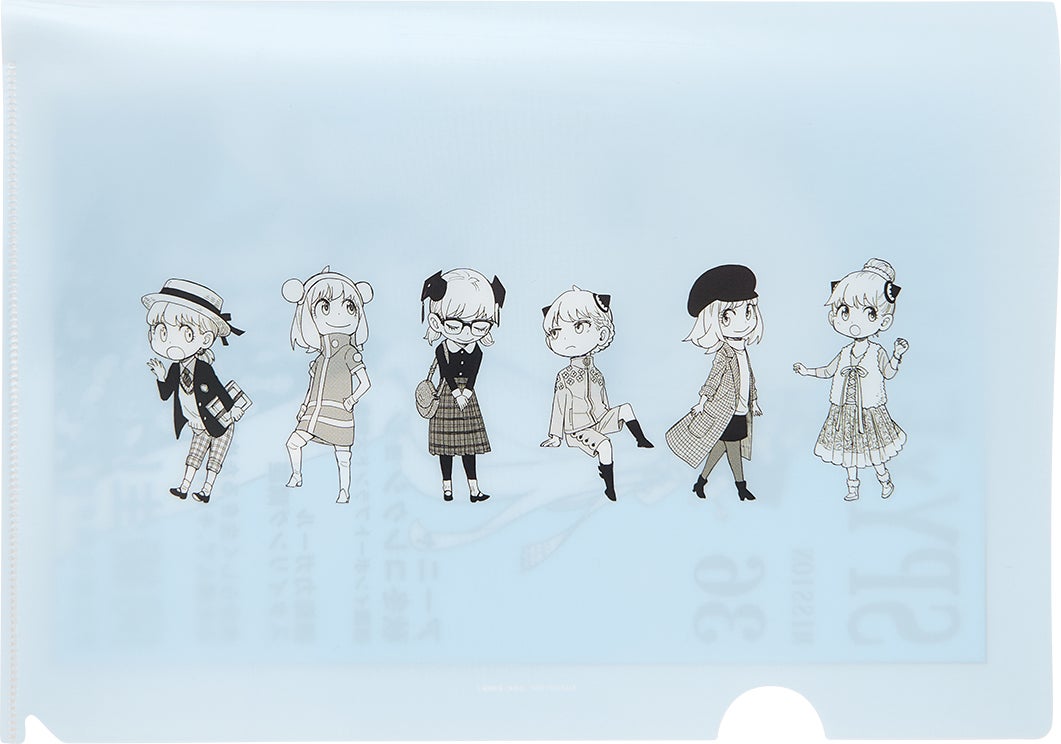 「SPY×FAMILY」クリアファイル（A4相当）裏（C）MEN’S NON-NO 2024年1・2月合併号増刊／集英社（C）遠藤達哉／集英社