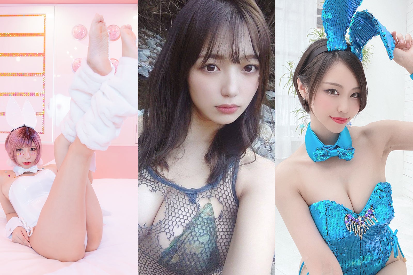 “注目の神バスト”瀬山しろ、“身長のほとんどが脚”かえるちゃん、“バニーガールの申し子”有栖未桜…今注目の美女クリエイターたち【クリエイターズコレクション／vol.3】