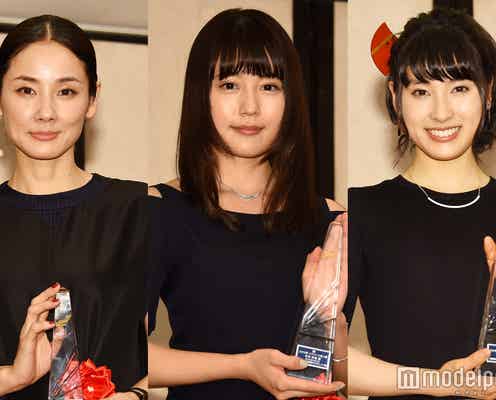 有村架純、土屋太鳳、吉田羊ら美女がドレスアップで集結<写真特集/エランドール賞>