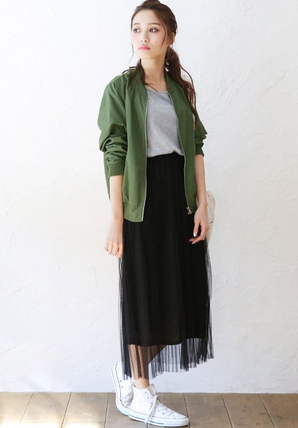 スプリング・ミリタリーブルゾン/MA-1「LuzLlena」4,470円(税込)/画像提供:LuzLlena