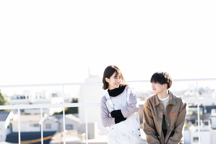川口葵、綱啓永「恋とオオカミには騙されない」第3話(C)AbemaTV, Inc.