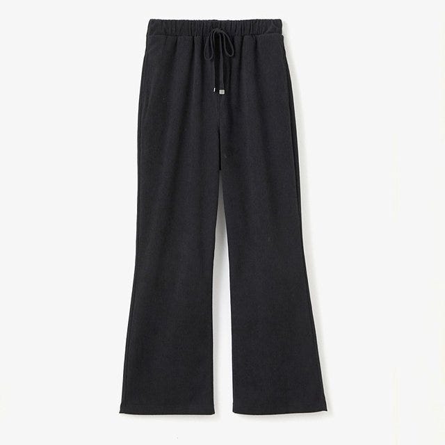 しまむらMARIEコーデュロイワイドパンツ