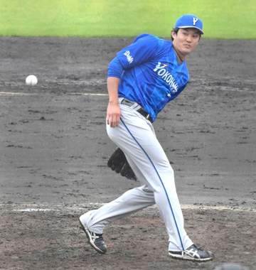 DeNA・藤浪 2軍で1回1安打1四球0封 悪天候も「しっかり投げられた」