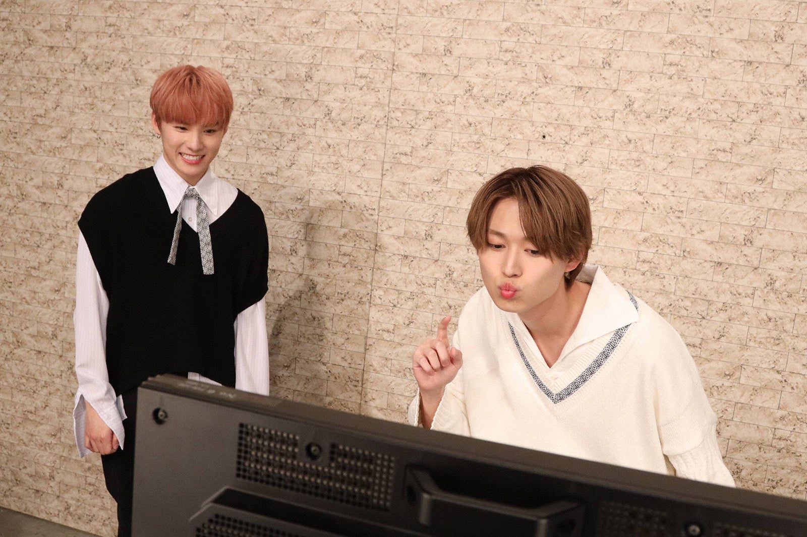 川西拓実＆白岩瑠姫（C）フジテレビ