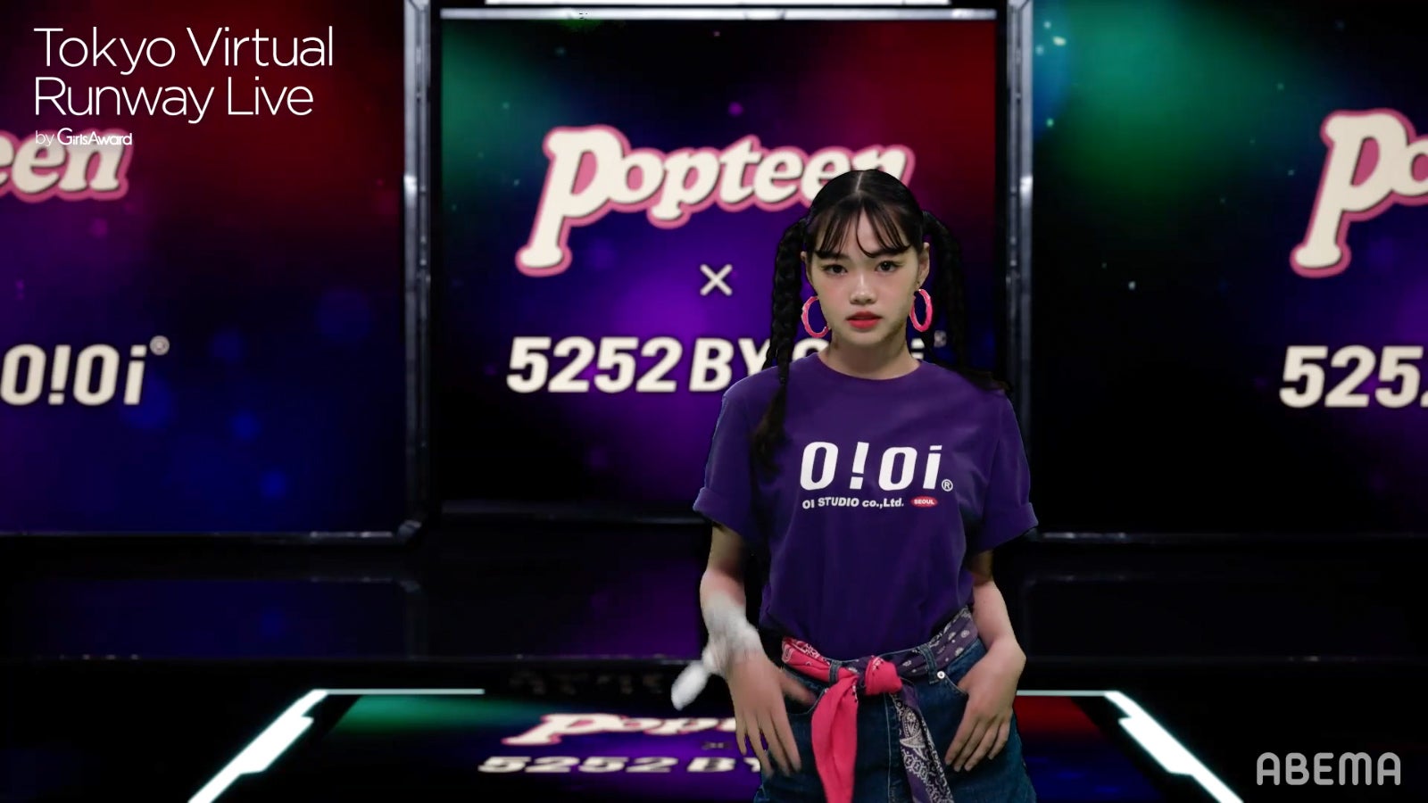 ゆあぽて（C）Tokyo Virtual Runway Live by GirlsAward （C）AbemaTV, Inc.