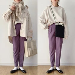 “気がつけば毎日ニット”を解決!冬の「スウェット/カットソー/シャツ」着こなし術