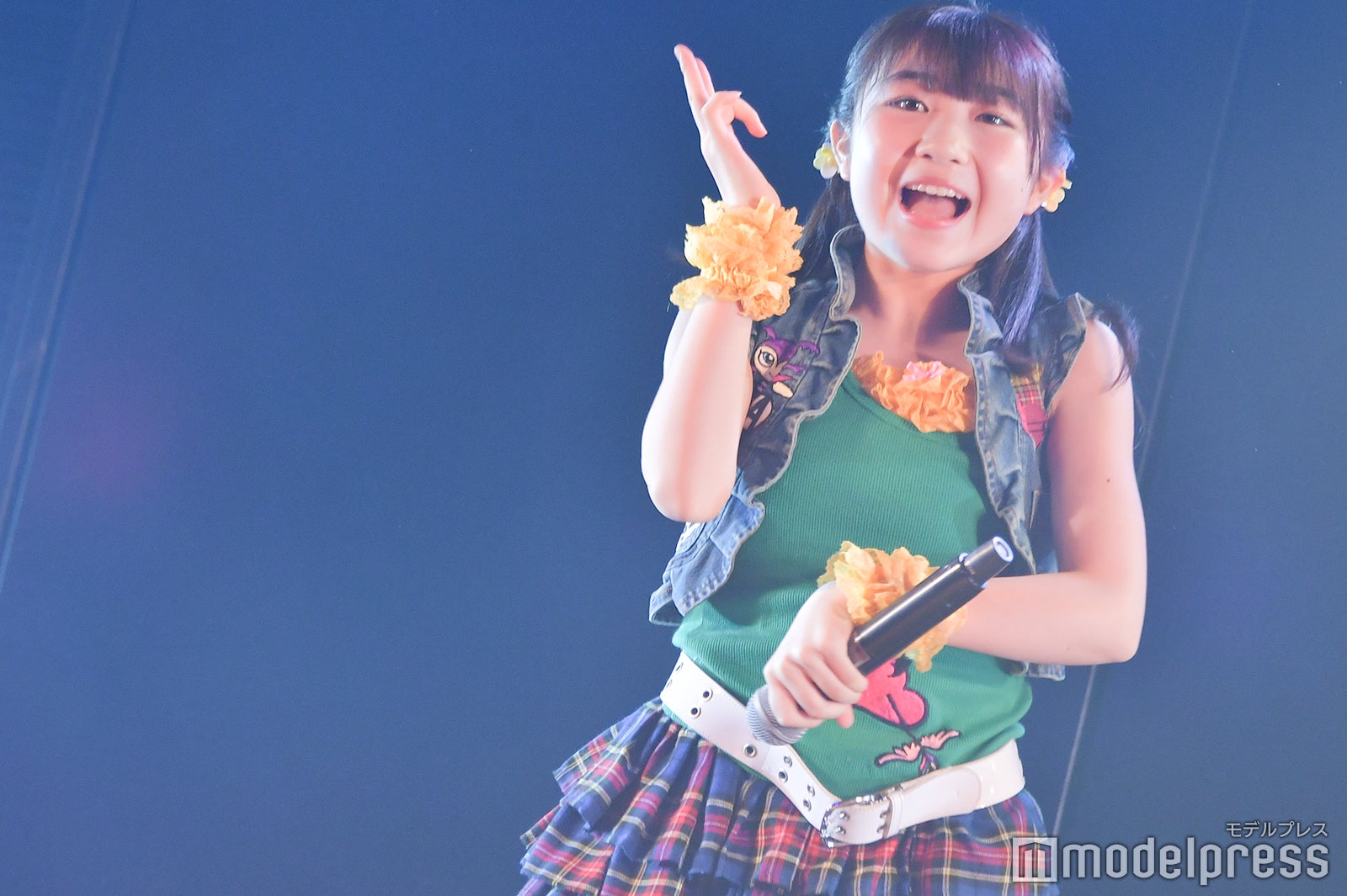 「投げキッスで撃ち落とせ！」小林蘭／AKB48柏木由紀「アイドル修業中」公演（C）モデルプレス