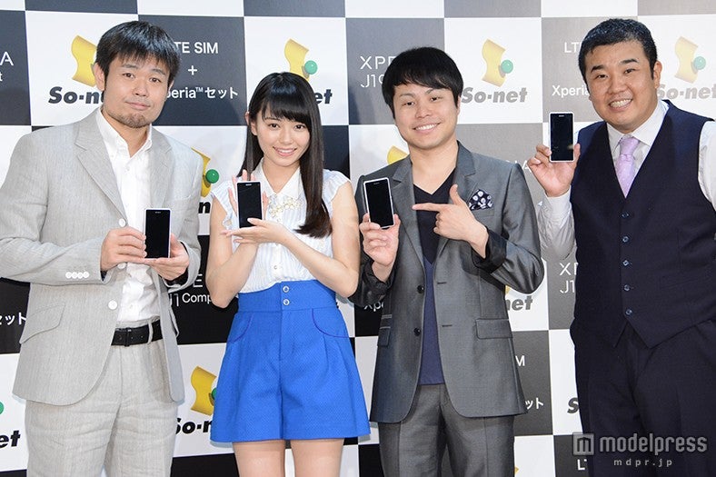 左より：品川祐、滝口ひかり、井上裕介、堤下敦