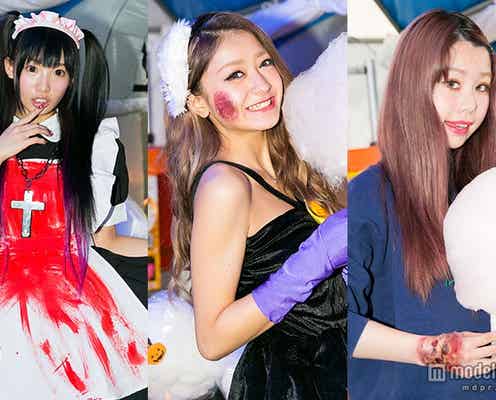 「Popteen」みちょぱ・ぴかりん、ぺこちゃんら、ハロウィンコス&リアルメイク披露