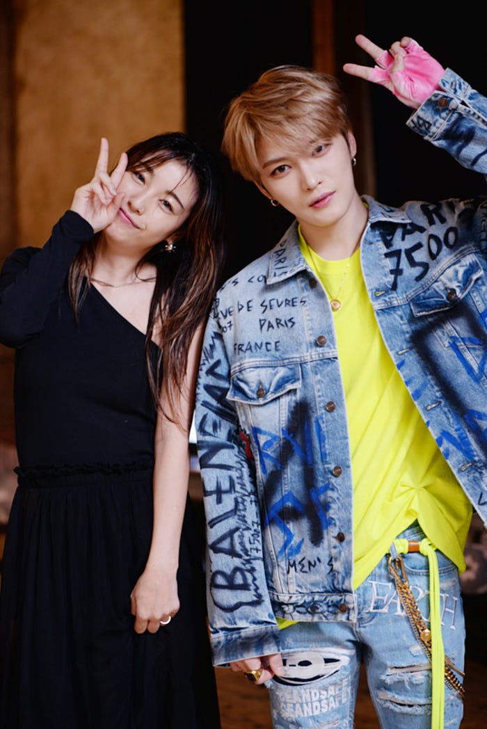 (左から)木下優樹菜、ジェジュン (提供写真)