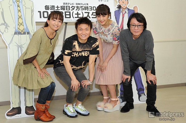 （左から）中川亜紀子、松野太紀、鷲尾伶菜、小杉十郎太