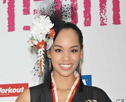 ミス・ユニバース日本代表、世界大会衣装“着物ドレス”お披露目「日本代表として戦いたい」