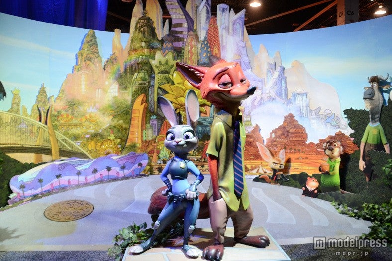 ディズニー映画のブース「zootopia！」