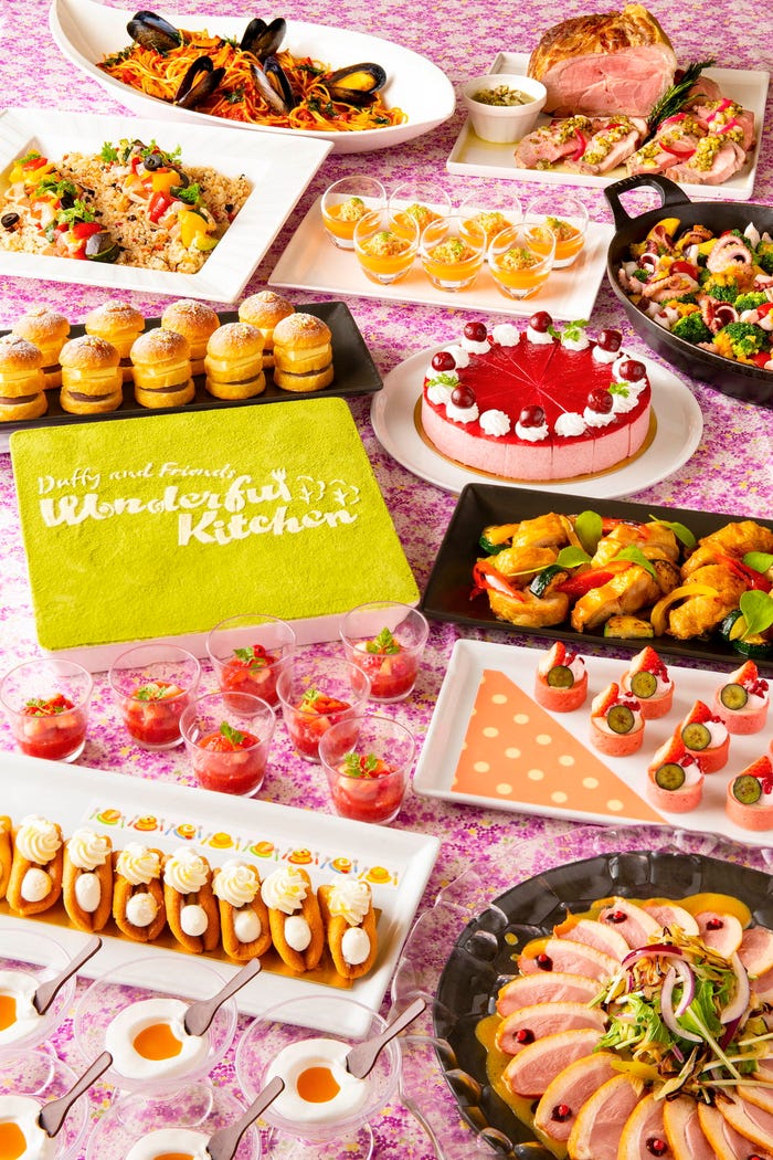 オチェーアノ(地中海料理レストラン)“ダッフィー&フレンズ・ワンダフルキッチン”ブッフェ(C)Disney