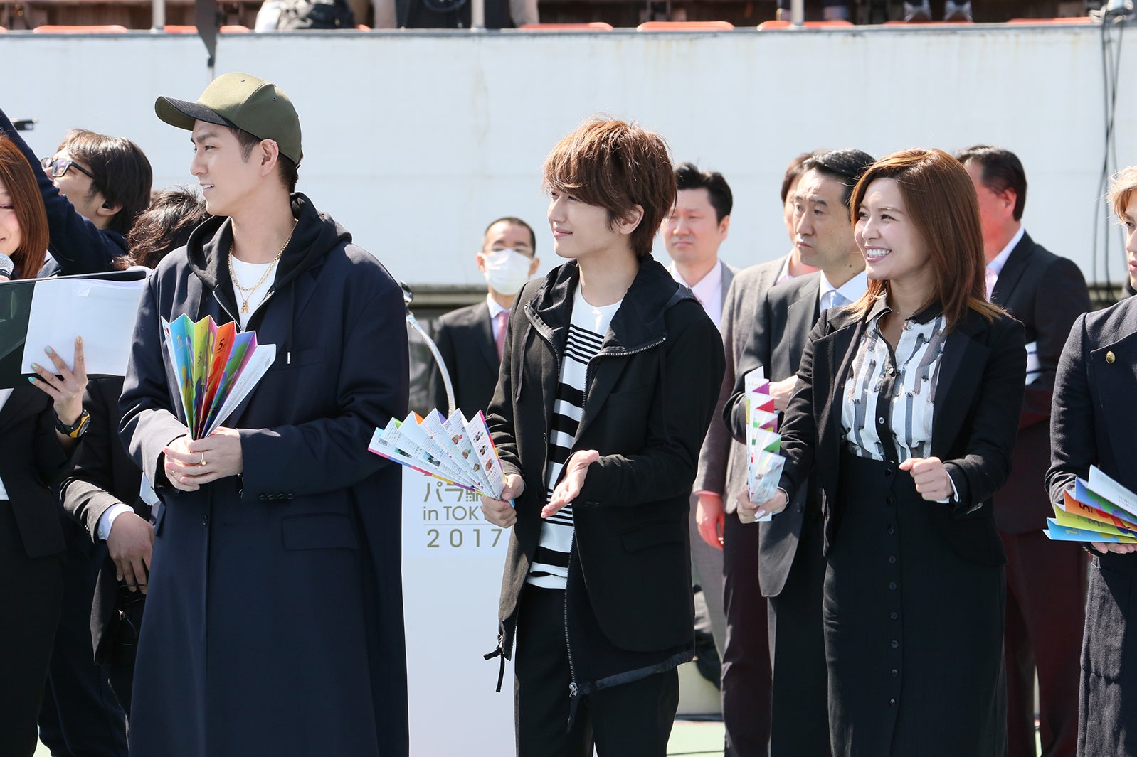 パラ駅伝の様子（提供写真）