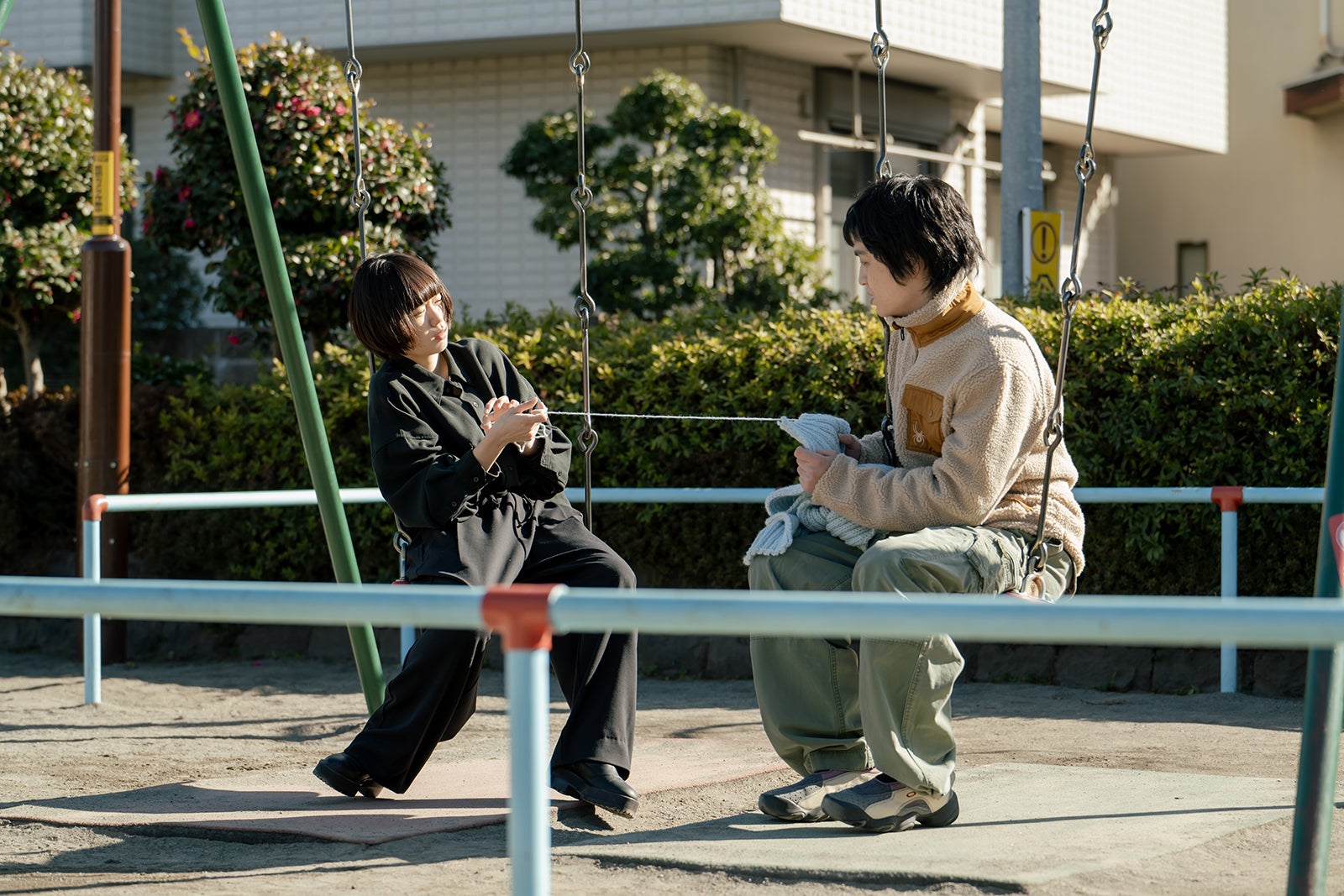 杉咲花、岡山天音「冬のなんかさ、春のなんかね」第10話（C）日本テレビ