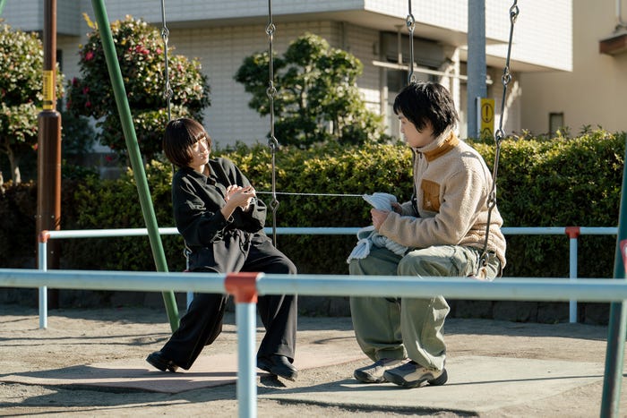 杉咲花、岡山天音「冬のなんかさ、春のなんかね」第10話(C)日本テレビ