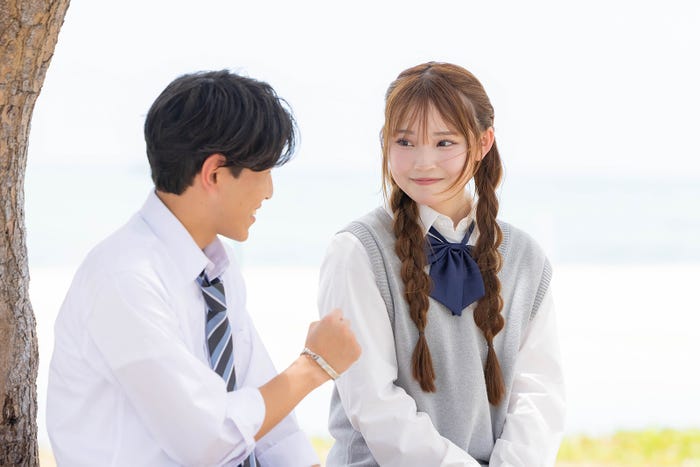 しゅん、りのん「今日、好きになりました。マクタン編」(C)AbemaTV, Inc.