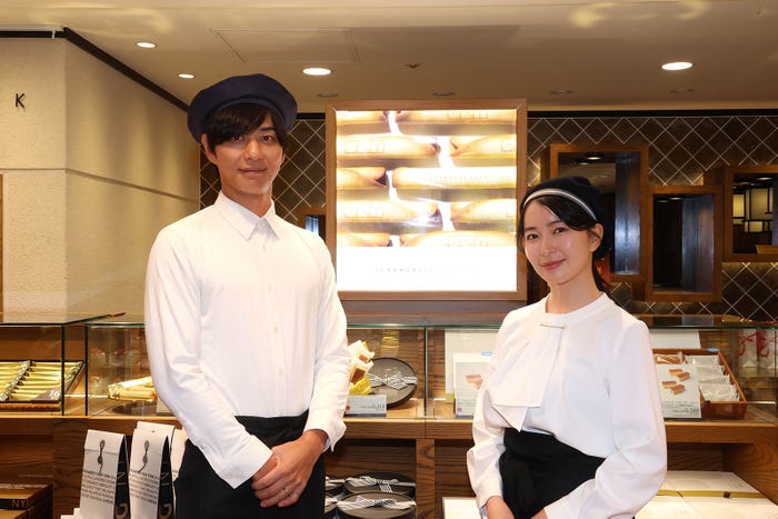 友永真也、岩間恵(提供写真)