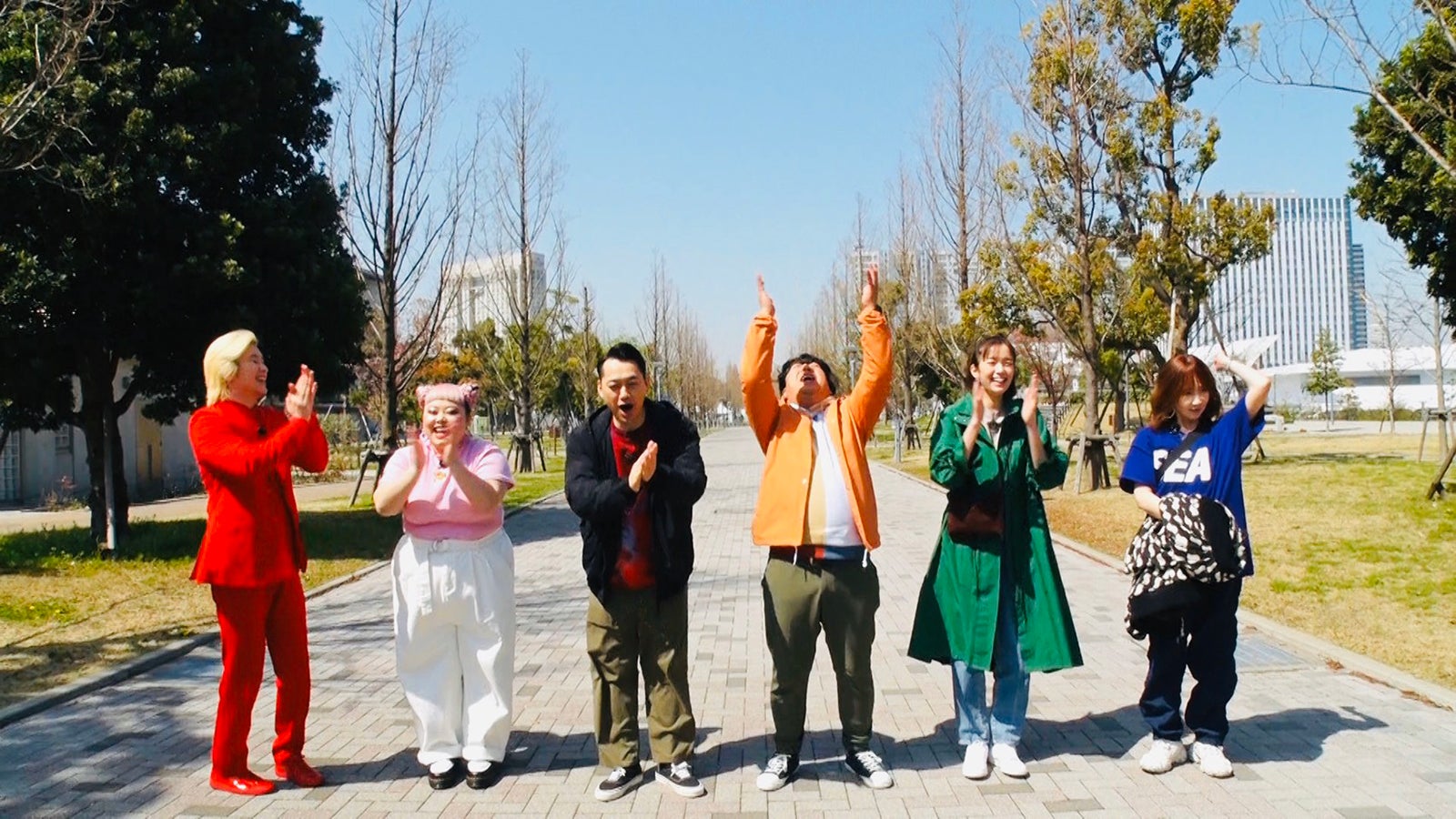 カズレーザー、渡辺直美、設楽統、日村勇紀、佐藤栞里、YOU（C）テレビ朝日